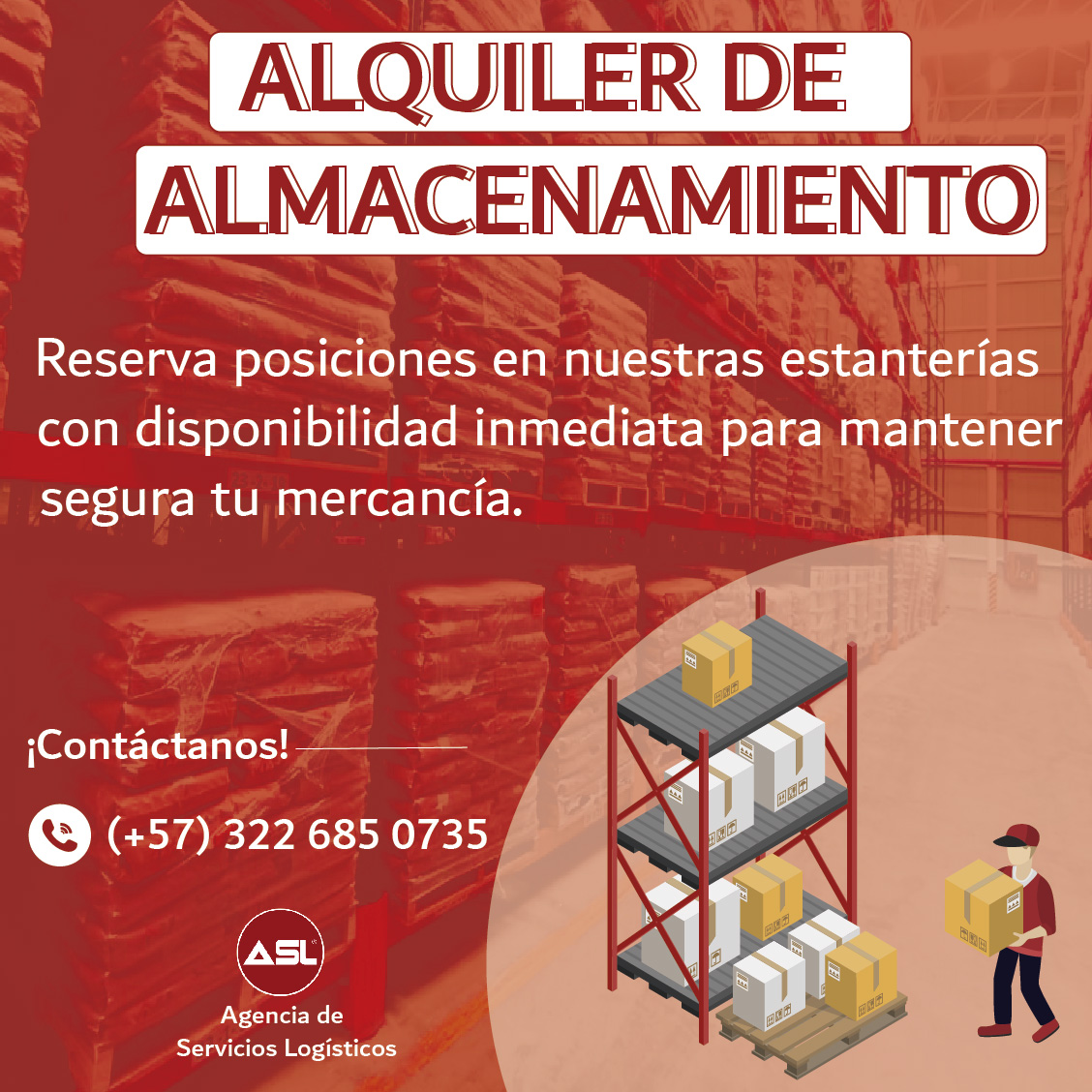 que esperas para contactarnos 🤩😁
#fanpage #ASL #administrador #logistica #almacenamiento #logistics #procesoslogisticos #procesologistico #picking #packing #carga #montacargas #seguridad #SST #equipamiento