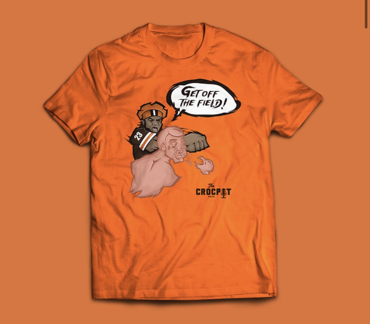 Chef Zae (@chefzae23) on Twitter photo If <a href="/Flash_Garrett/">Myles Garrett</a> gets a sack on 3rd or 4th down today to “GET THE DEFENSE OFF THE FIELD!”
We’ll giveaway one of the NEW “GET OFF THE FIELD!” T-shirts 😎🔥🧡
🚨All you have to do is Like n Retweet this Tweet to be entered to win 🚨 #DawgPound
crocpotcle.com If <a href="/Flash_Garrett/">Myles Garrett</a> gets a sack on 3rd or 4th down today to “GET THE DEFENSE OFF THE FIELD!”
We’ll giveaway one of the NEW “GET OFF THE FIELD!” T-shirts 😎🔥🧡
🚨All you have to do is Like n Retweet this Tweet to be entered to win 🚨 #DawgPound
crocpotcle.com