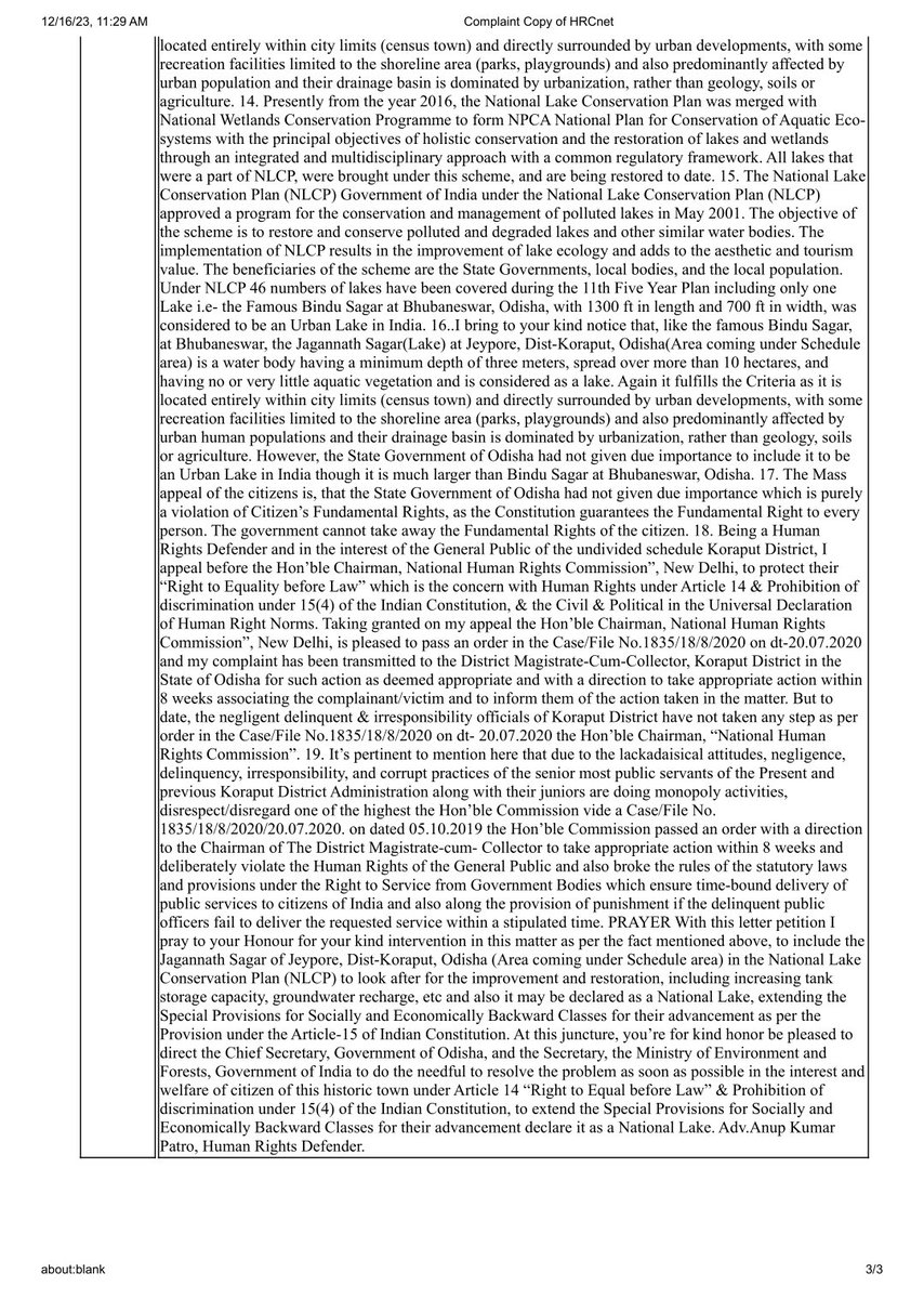 Kindly include the oldest and biggest man made Lake at Jeypore named as Jagannath Sagar (1781)covered 115 Hectares of area (299 Acres) by the Maharaja of Jeypore Ramachandra Deo-II