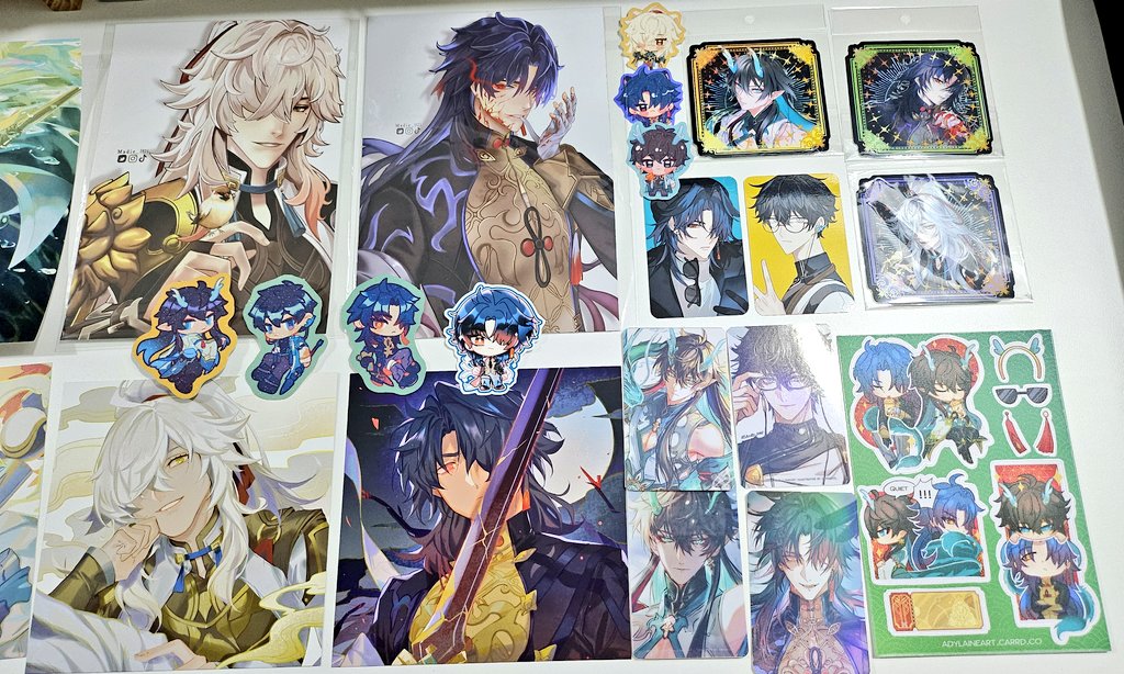 defragments's tweet image. Haul from #cosmatsu2023! Got my HSR (Dan Heng, Blade, Jing Yuan), GI (Alhaitham, Kaveh) and ORV (KDJ) content

I'm so happy to be able to hang out with @BRWLVS on the other side of the table once in a while 🥰🥰