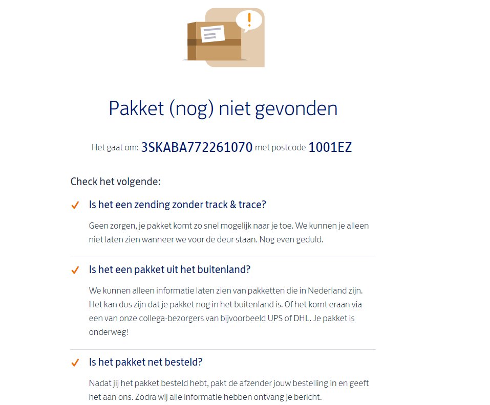 JohnHellings's tweet photo. @PostNL 

Kunt u vertellen waar mijn pakje is gebleven. Het incassobureau wil dat graag weten.
Graag met spoed antwoord. https://t.co/ubjlaNIrZV