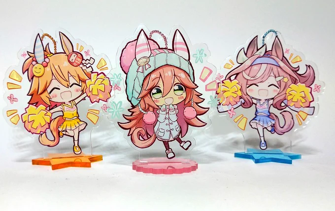 アクリルが届きましたー!!!とてもかわいくできてる!!!明後日のコミケに持っていきます! 