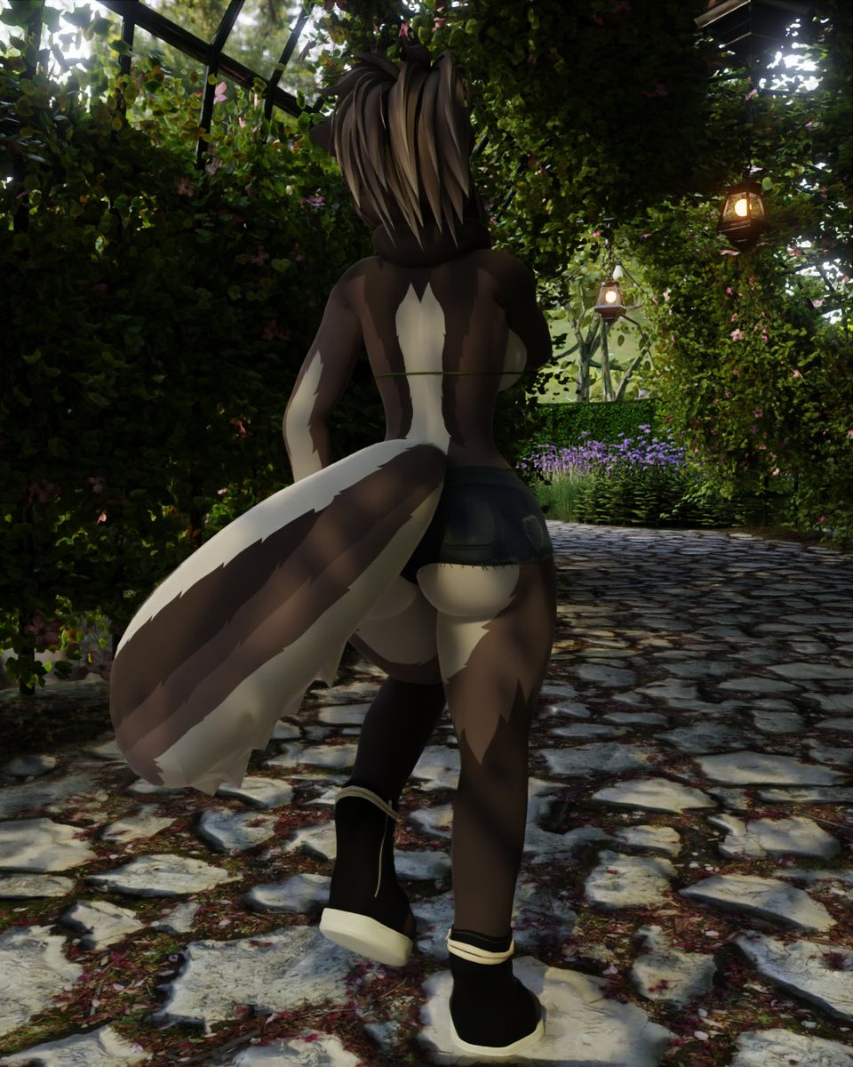 SatKartoffel's tweet photo. [Gumroad][Render] Busy morning for me it seems.. Working on the Meeko release too! Did some renders for my gumroad page, next step ingame pictures! #vrchatfurry #furryvrchat #Render #foxipaw #Meeko https://t.co/iEKIFuhHbS