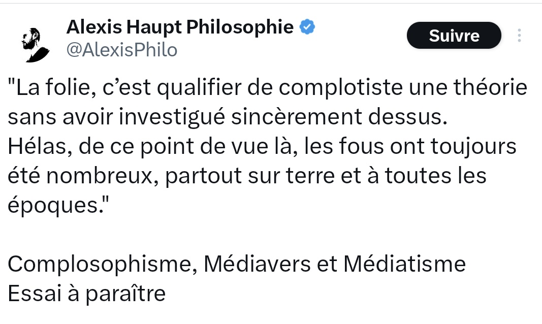 Et la connerie, c’est continuer à diffuser une théorie après qu'il ait été prouvé, à de multiples reprises, qu'elle était totalement invalide. Hélas, de ce point de vue là, les cons ont toujours été nombreux, partout sur terre et à toutes les époques.