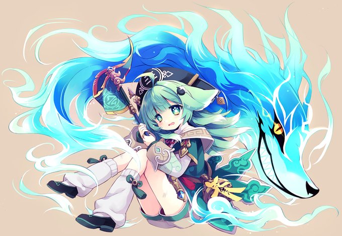 スターレイルのフォフォとシッポ可愛くて萌え～すぎる…人外×オドオド少女が…好きだから…😭😭😭 