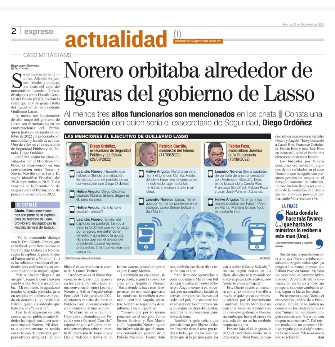 malorena_s's tweet photo. @EcuavisaInforma ¿Porque se dejó libre a #PabloRamirez que es quién le entregó el manejo de la cárcel y todos los privilegios a #Norero? #JusticiaALaCarta https://t.co/eDI6pyvdjH