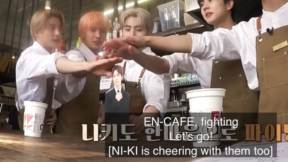 namaewariki's tweet photo. on times when ni-ki wasn't there, they still make sure their maknae is included 😭 #NI_KI https://t.co/iywc3PzhbC