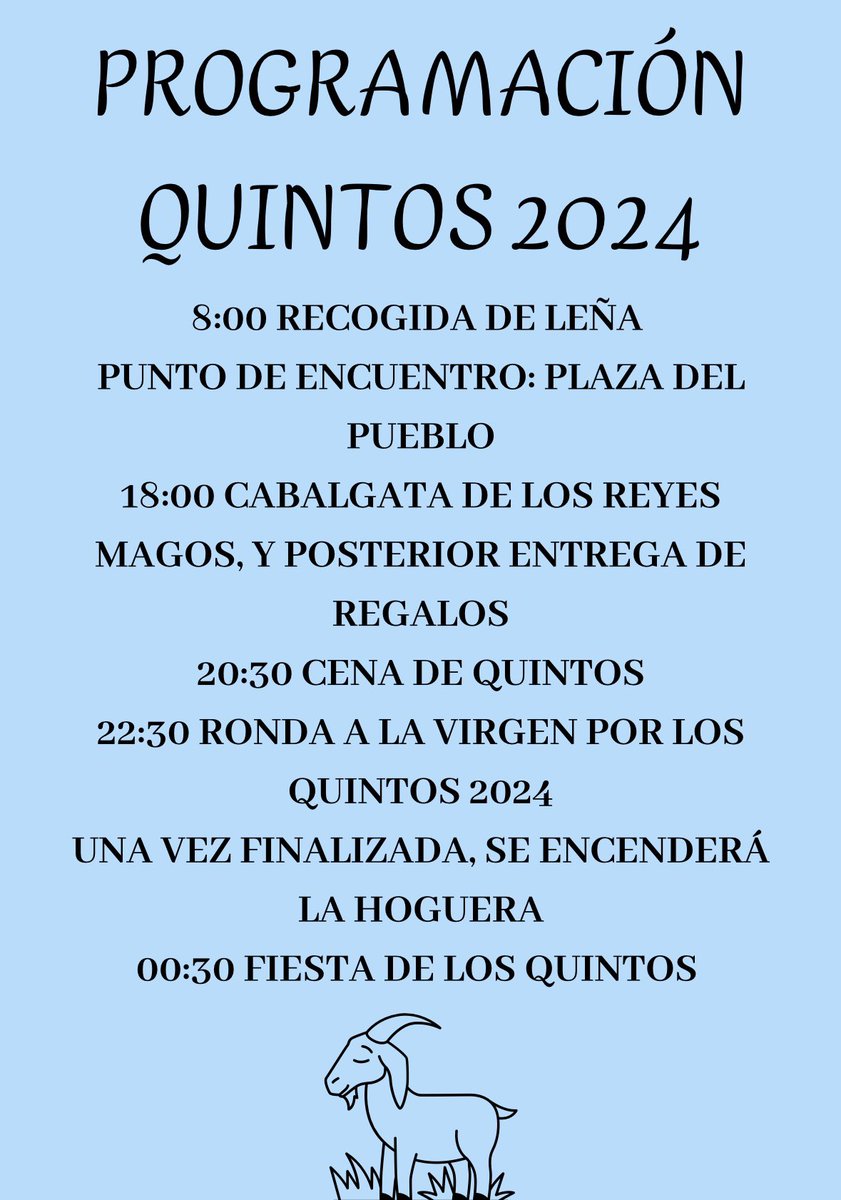 aytosantamaria's tweet photo. QUINTOS 2024 🪵 https://t.co/t1nsijmbIv