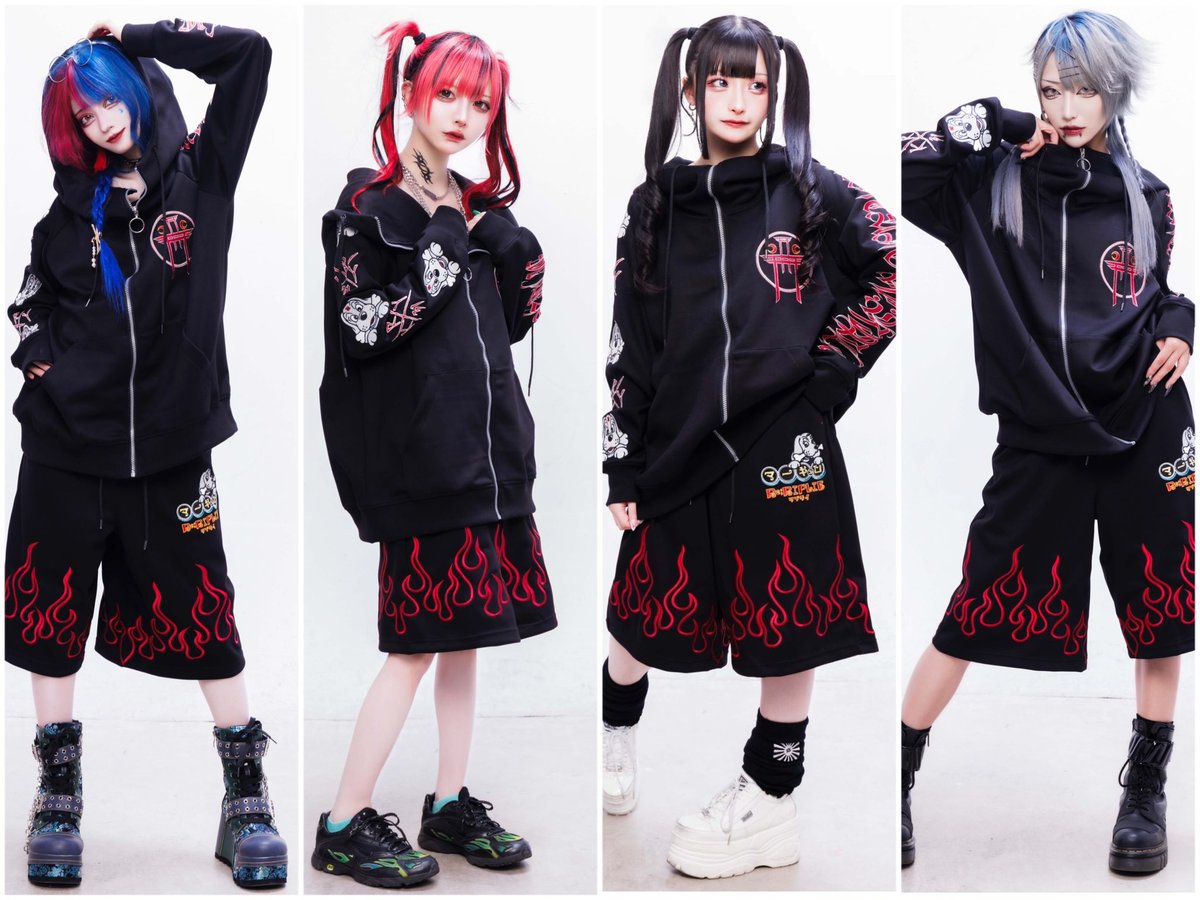 GALFY×マーキュロ×Re:RIPLIE トリプルネームセットアップ「Re:キュロ02