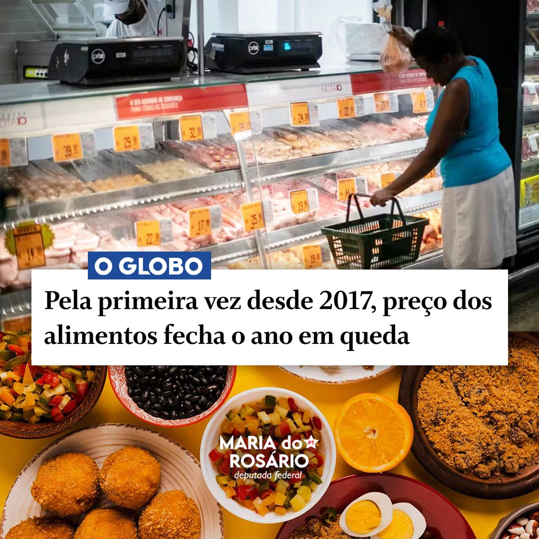 Isso é reconstrução. É resultado de investimento numa economia saudável, que valoriza a nossa produção. 2023 foi ano de recuperação e de construção do projeto de Brasil democrático e popular, com <a href="/lulaoficial/">Lula</a> na liderança. Que em 2024 possamos fazer ainda mais pelo nosso povo.