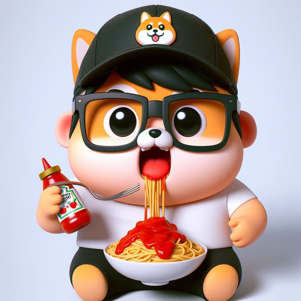 spaghetti pasta glasses hat no humans eating fork  illustration images