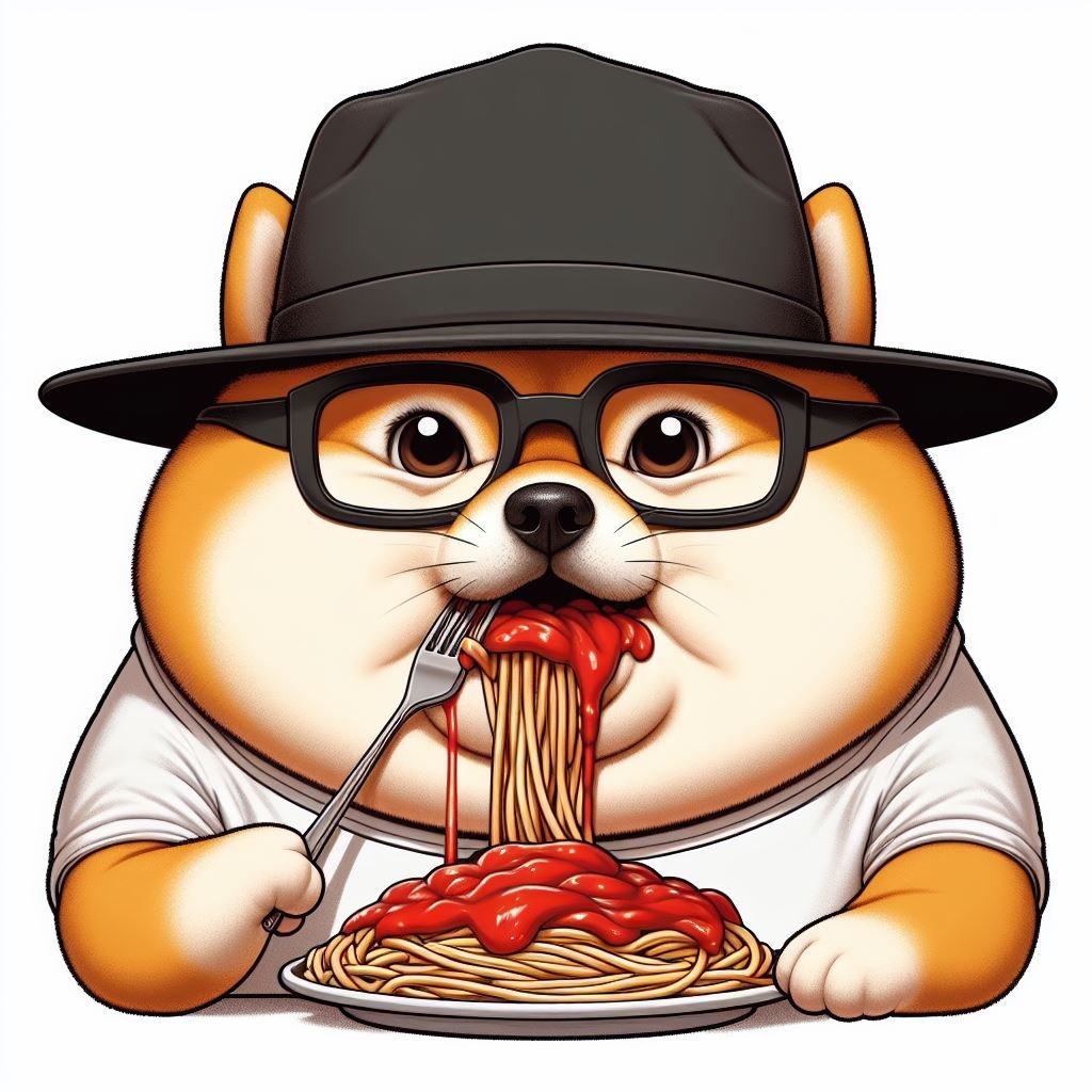 spaghetti pasta glasses hat no humans eating fork  illustration images