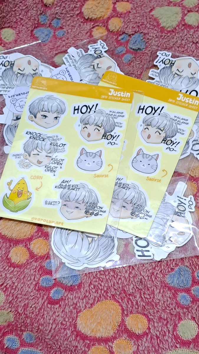 karolyn_art's tweet photo. SELLING Justin Fanart Sticker Sheet and sticker packโก
As low sa 50 php sa fb page
At 55 php sa Shopee
@ARTSB19 @SB19Official @jah447798 #JUSTINDEDIOS #SB19_JUSTIN #sb19fanart #bujah #MAHALIMA https://t.co/z87OXSu6lF