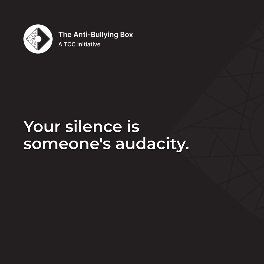 The Anti-Bullying Box | A TCC Initiative tweet media