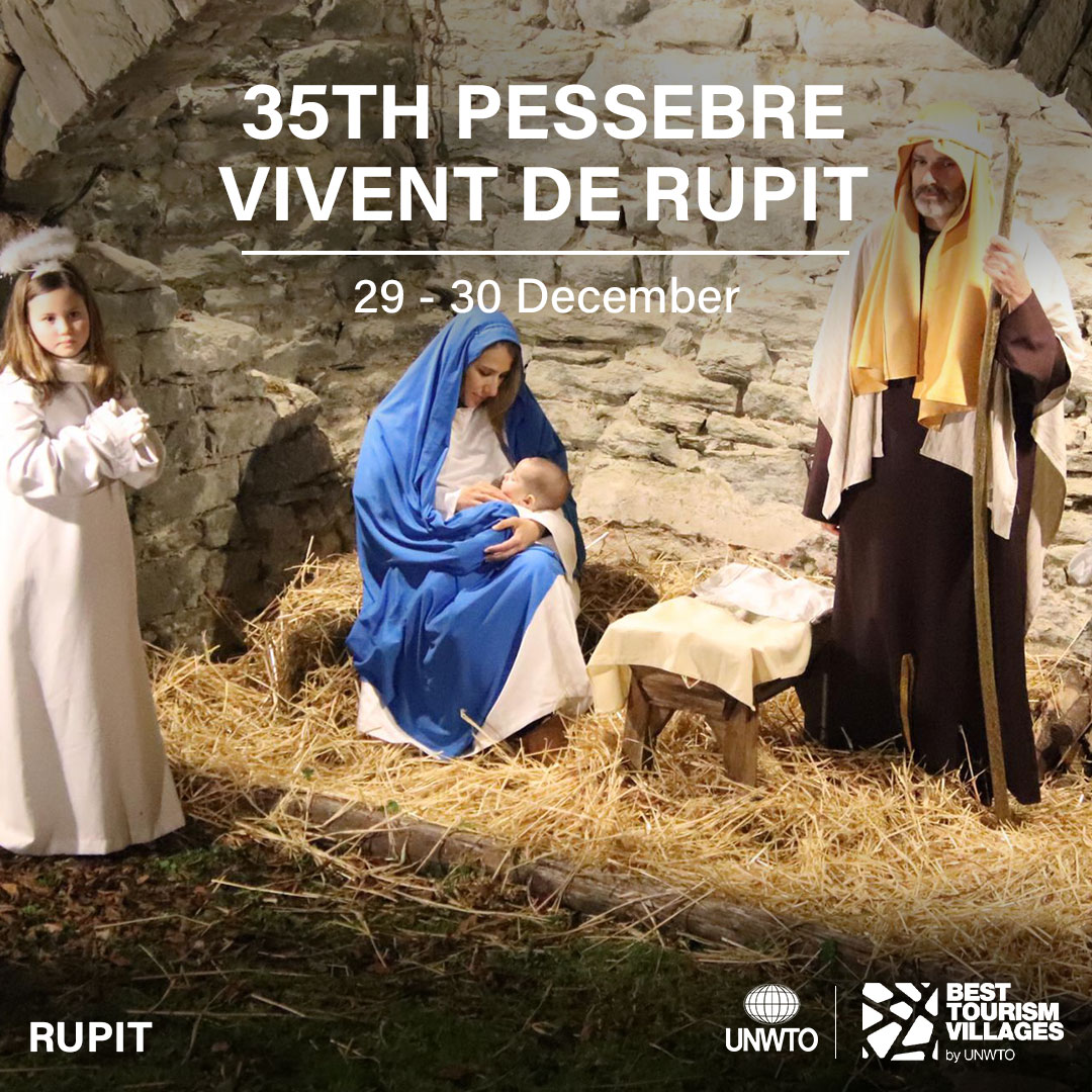 BTV_UNWTO's tweet image. Unleash the holiday spirit in the #BestTourismVillages #Rupit
Immerse yourself in enchanting scenes that bring Jesus's story to life on the charming streets
#RupitMagic #LivingNativity #HolidayVibes 
@spain @UNWTO @BTV_UNWTO