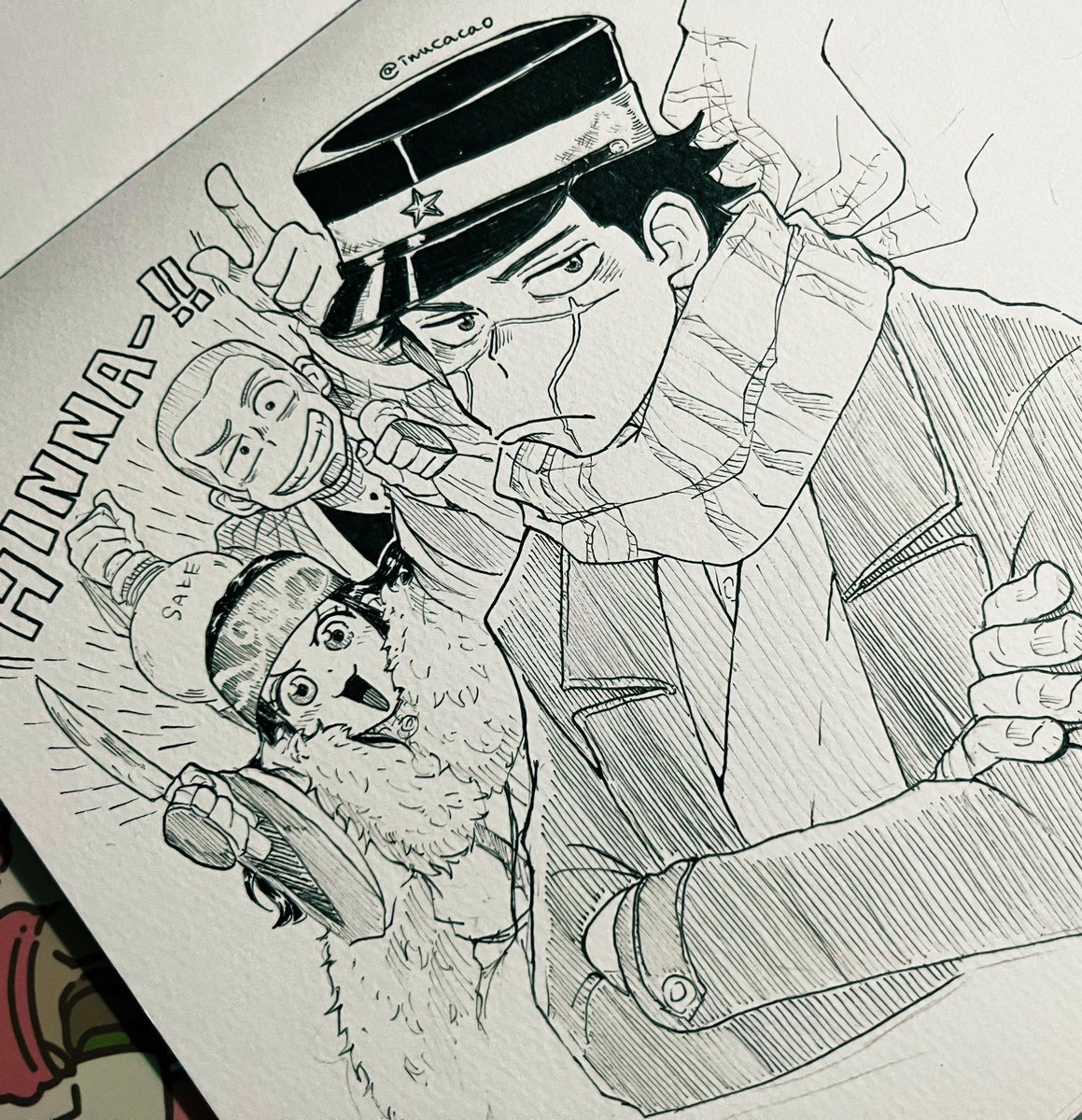 上手に描けてる
それこそ去年帰ってるときに描いた?どうだったかな 