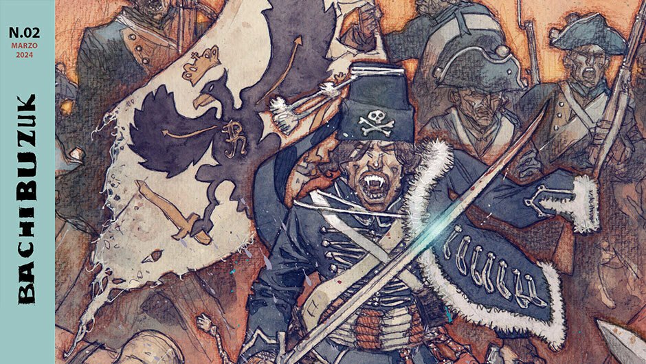 verkami's tweet photo. 🗨️🔥 ¡@bachi_buzuk va a por su #2, con 15 historietas autoconclusivas e inéditas!

La revista de cómics donde grandes autores de habla hispana pueden trabajar con total libertad creativa y hacer que sus cómics lleguen a los lectores sin intermediarios.

👉 https://t.co/W0qL7Rnv4k https://t.co/fuOeLZtnOX
