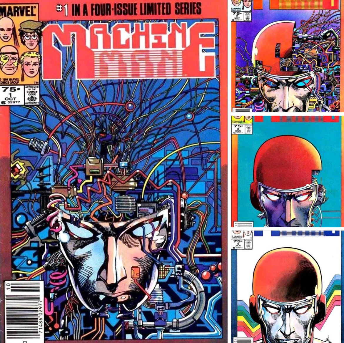 When it comes to character reboots very few talk about the 1984 #MachineMan Limited Series #1-4 with artwork by #BarryWindsorSmith. This series completely retooled the character from every aspect and stands as the characters finest moment IMO.