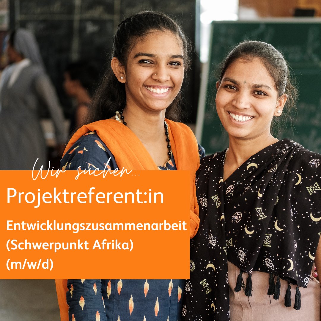 We are #hiring: #Joboffer bei #DonBosco in #Bonn:
Werde als #Projektreferent / #Projektreferentin in der #Entwicklungszusammenarbeit mit Schwerpunkt #Afrika Teil unseres Teams!

Mehr Infos zum #Stellenangebot: don-bosco-mondo.de/stellenangebot…

© Nishant Ratnakar / ich.tv