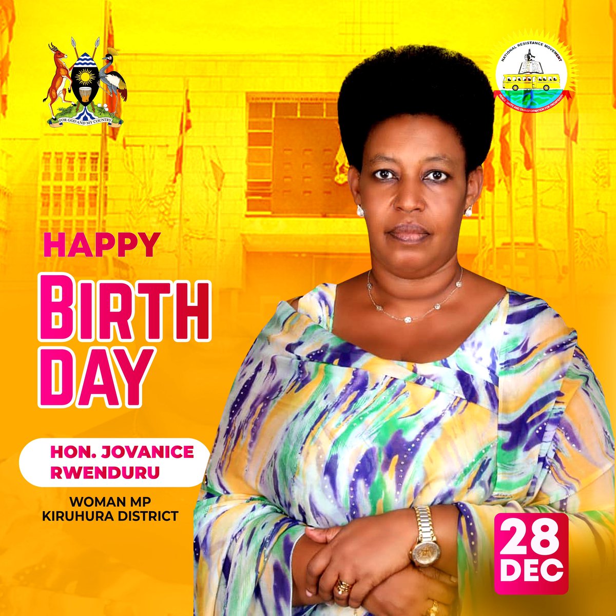 NABAASAROBERT2's tweet photo. Wishing you God's blessings in leading the people of Kiruhura to greater heights.  Blessed birthday. https://t.co/ajufWAeS5w