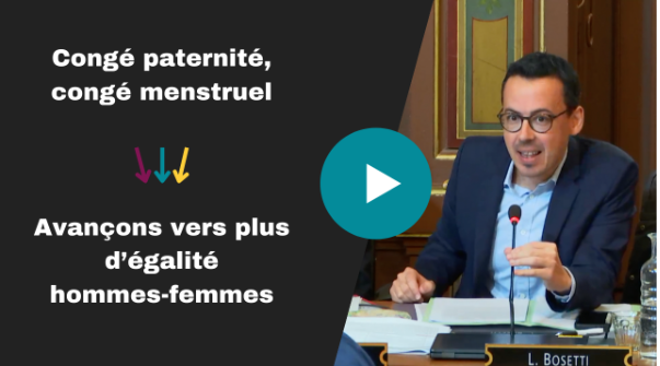 BosettiLaurent's tweet photo. 🇫🇷 Conseil municipal - #Lyon 
♀️♂️ Congé paternité allongé, congé menstruel, absence pour interruption de grossesse. 
L'égalité professionnelle progresse pour les agents municipaux de la @villedelyon.
▶️ https://t.co/2Zzs9QULfA https://t.co/YnCiwhxbZ9