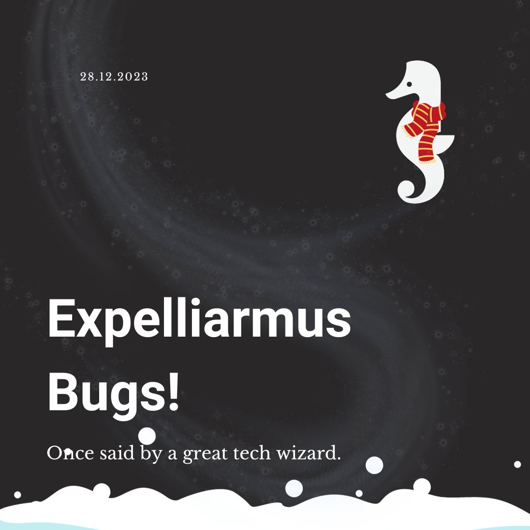 holbertonschool's tweet image. Here&apos;s a little something to keep you all going! 🌨️ 🪄
.
.
.
#coderlife #holbertonschool