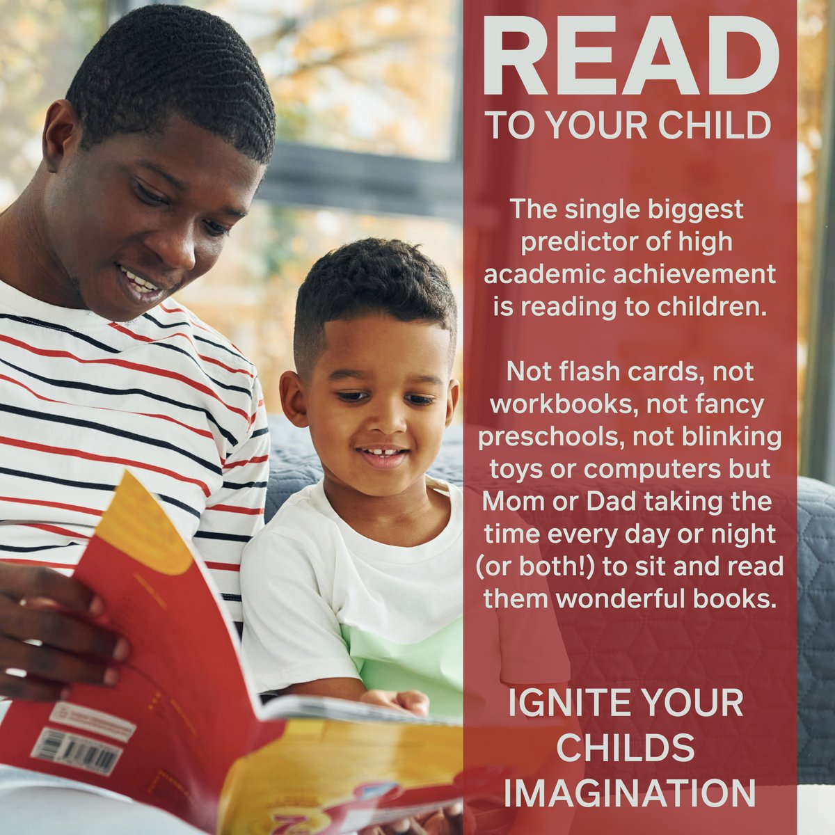 coalitionbda's tweet photo. Reading to children is a priceless gift that nourishes their minds and hearts in countless ways. Beyond the joy of bonding over a story, this cherished activity ignites their imagination, enhances language development, broadens vocabulary, and sharpens their cognitive skills. https://t.co/IFZ06AkyEa