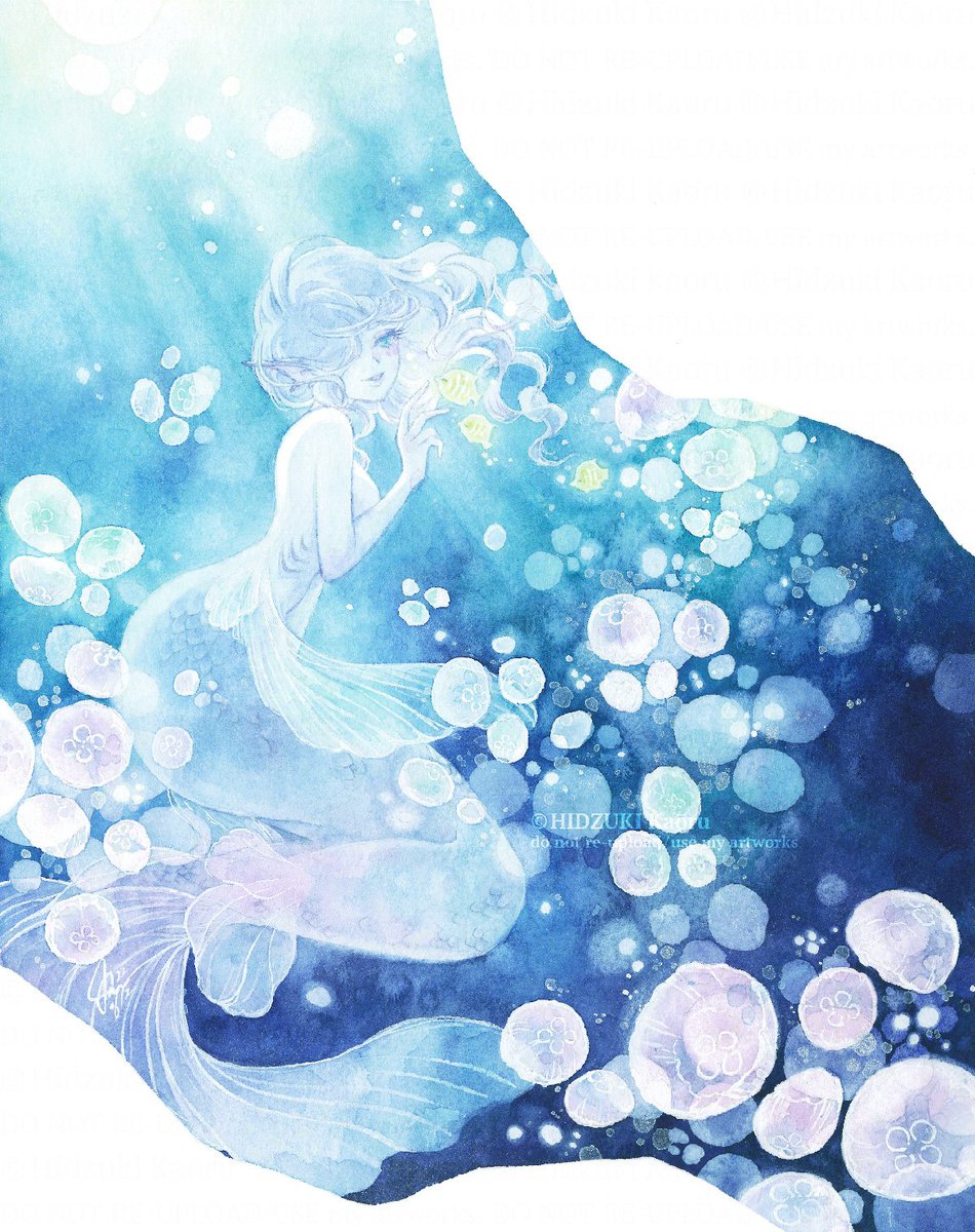 hi2ki_'s tweet photo. #2023年年末にまだ出会ってない作品に会えるタグ
透明水彩でキラキラした感じの絵を描いています https://t.co/s4gYjE8ymz