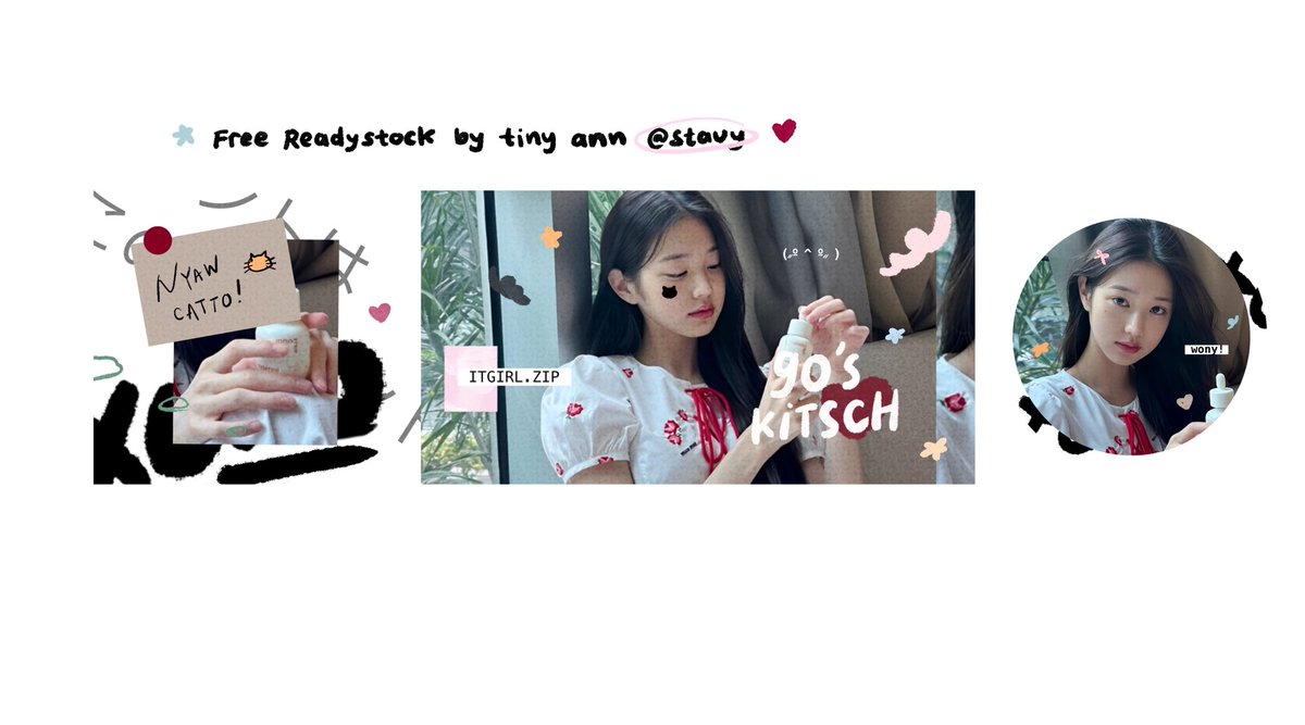 stauy's tweet photo. help repost 🌷

aku bawa 7 free ready stock layout dalam rangka @naelkhana sudah melewati 12 bulan di tahun ini dengan sangat baik! 🫶🏻 claim layout di jam 20.15 wib yaa! 🧤

#zonauang #zonaba #zonajajan https://t.co/FsCOqfW6hN