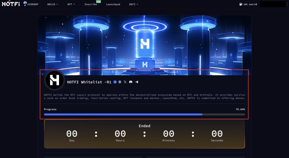 🛩️ After 30 minutes of excitement, our #Whitelist Stage has come to a successful close! 🚀

🎉Total raised in this round: 30 #BTC🎉

🌹 Gear up for the #FCFS Stage starting at 9:00 UTC, 28/12/2023. Get ready to participate in our #IDO!
🔗 app.hotfi.io/launchpad

#HOTFI $HOTX