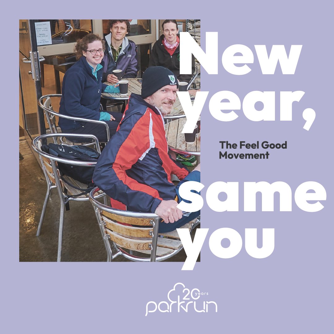 Welcome the new year with parkrun's Feel Good Movement 🎊

No need for changes — just keep moving, connecting, and feeling fantastic!

#TheFeelGoodMovement #loveparkrun