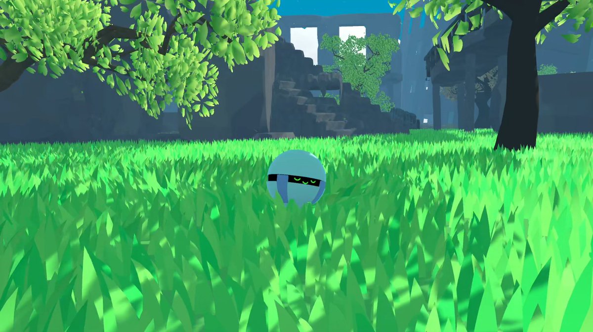 TinyRoomStudio_'s tweet photo. Here are some screenshots of the game we are currently working on. Second Nature. The goal is to bring back nature to a desolate world. The screenshots show how much can be done with a little bit of hard work. #indiegames #cozygames #relaxingrobots https://t.co/fRYaEY3hCX
