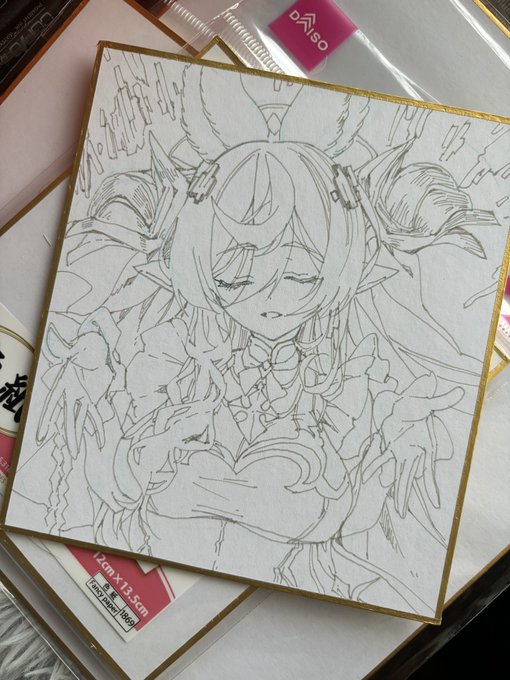 悲しみの小色紙とちう(こちらはブースに年明け予定です) 