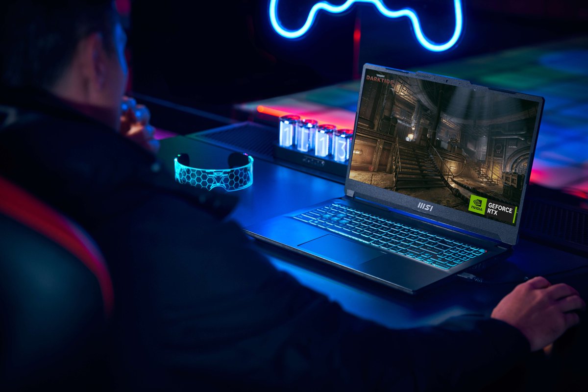 MSITurkiye's tweet photo. Cyborg 15 A13V, cyberpunk tarzı oyunlar için mükememel seçim: futuristik tasarım, yarı saydam kasa malzemesi, dikkat çeken WASD ve güç tuşları ile inanılmaz havalı bir görünüme sahip.😎
#Cyberpunk #Cyborg15 #Cyborg #Gaminglaptop #Futurisitc https://t.co/PlipzoaZPZ