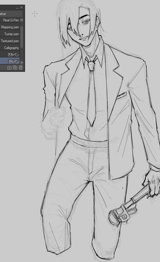 ceasesea's tweet photo. It's been a while since I've drawn, 𝐝𝐫𝐚𝐰𝐧 (y'know?). Art block is a nasty--nasty thing. Thankfully, something inspiring came my way 💪✌️
(Nobody told me wrenches were hard to draw!)

#fanart #inprogress
#ENVtuber #Vtuber 
https://t.co/CVidvVeUmz (Check 'em out) https://t.co/sAz3mzwJlj