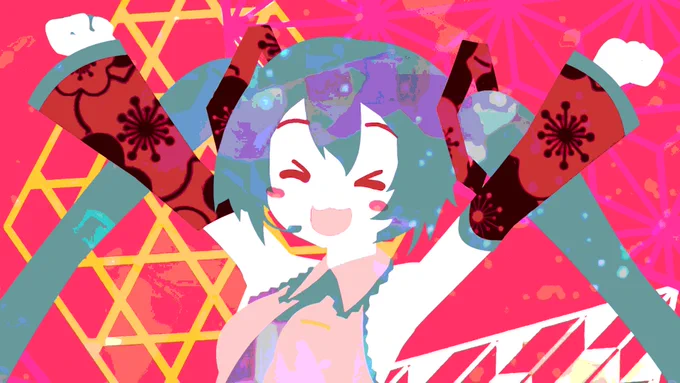 ハッピーニューイヤーに向けて描いていましたがこちらはボツになりました。べつのイラストにします! 