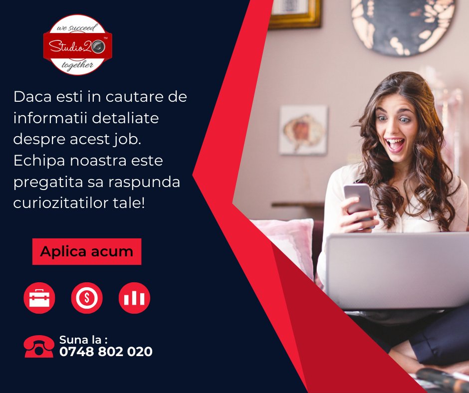 Studio20Iasi's tweet photo. Suntem aici sa iti oferim sprijin. Nu ezita si contacteaza-ne pentru a afla toate beneficiile! https://t.co/KeXyK4m66C