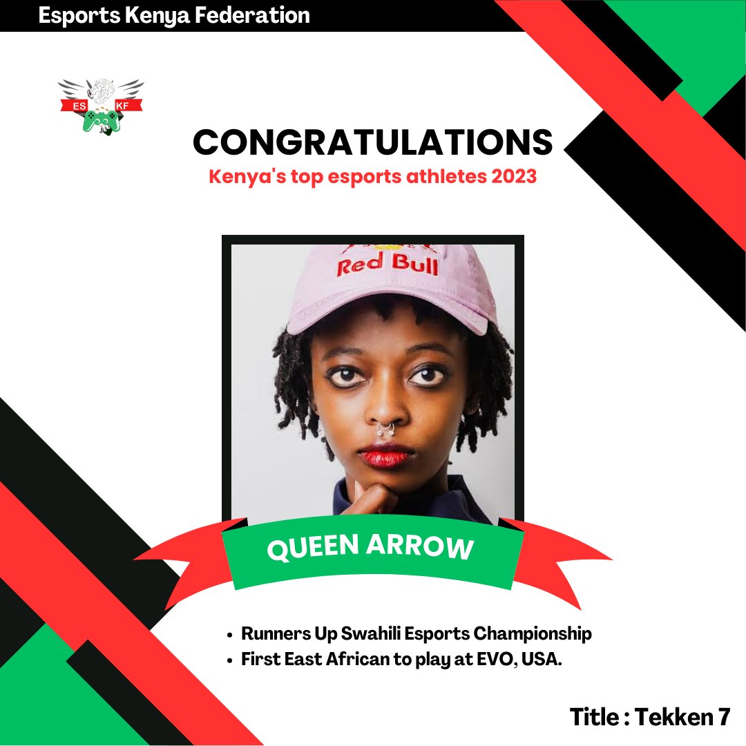 ESF_Kenya's tweet photo. Join us in celebrating Kenya's top performing #esports stars of 2023.

Congratulations gamers for raising the Kenyan flag high on the international stage. https://t.co/EhpwtyL4T7