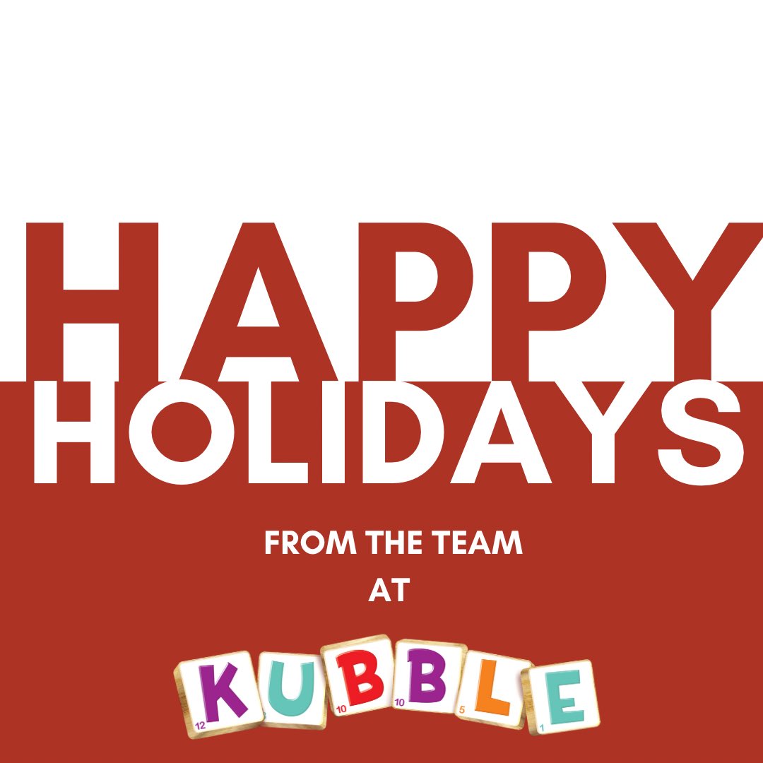 KubbleGames's tweet photo. Happy holidays from the Kubble team! May your festive season be filled with laughter, good company, and exciting new adventures around the game table. 🎲🎁
#happyholidays #gameon2024 #newtabletopgame #boardgames #kubble https://t.co/ixw6KDCUjL