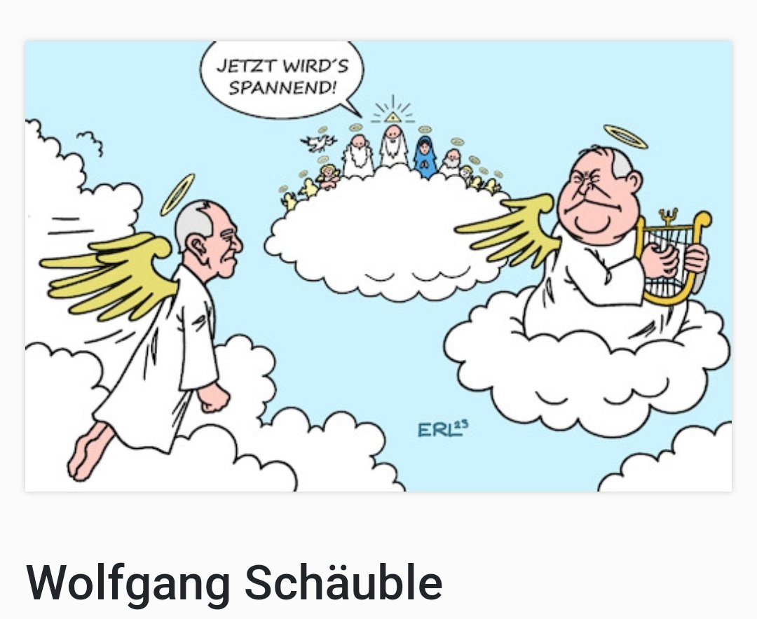 #WolfgangSchaeuble
#Spendenaffäre 
Tja, Helmut:
SCHLIMMER 
                     geht's jetzt
                                            NIMMER.
Gell?

Cartoon: Erl