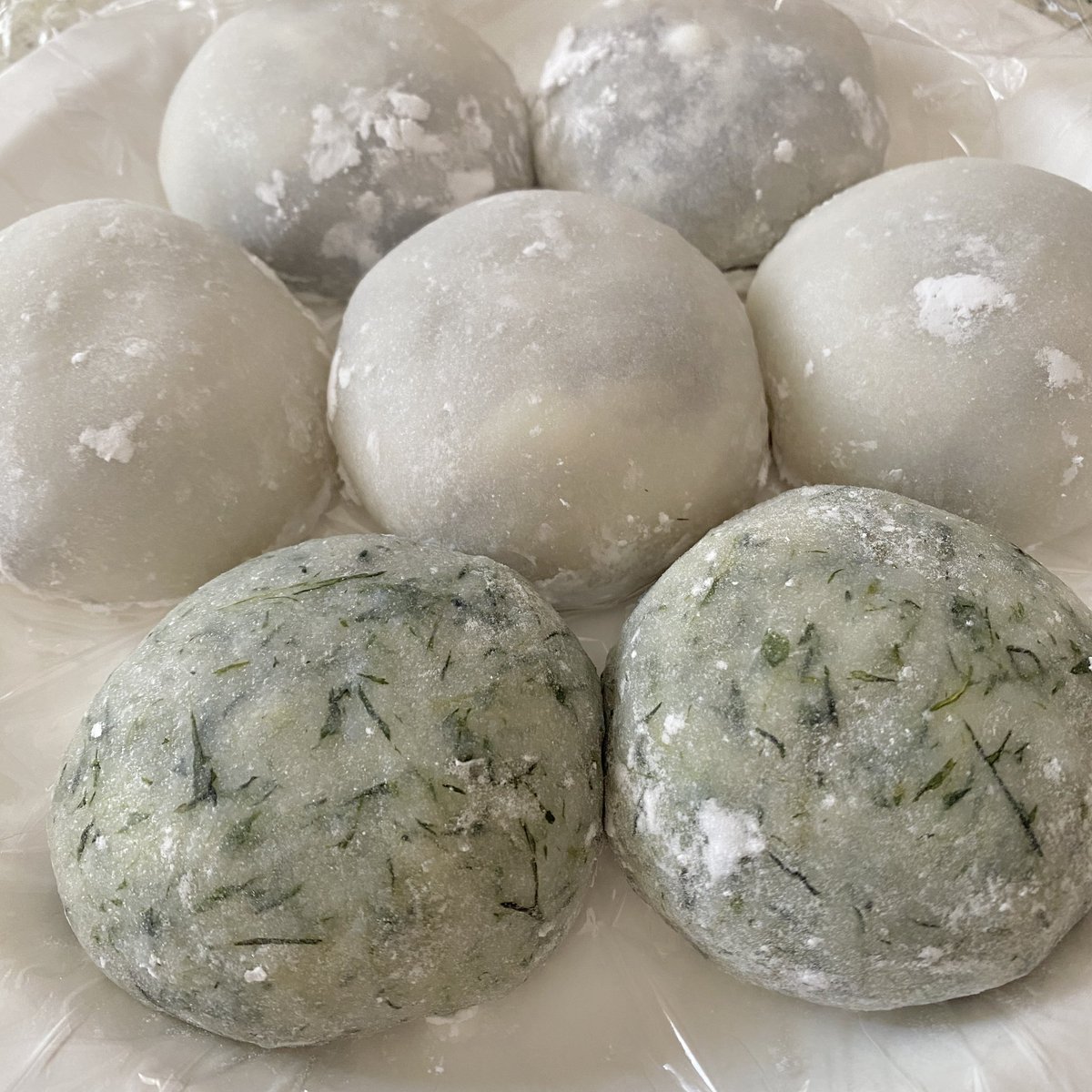 omameyyyyy's tweet photo. 今日はもちもちお餅つきᐠ( ᐢᐤᐢ )ᐟ
あんころもちがおいしすぎて食べすぎちゃう😋食欲！
#お餅つき
#おもち https://t.co/7Pe54phN14