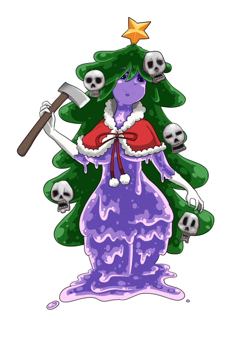 『12月のスライム娘』