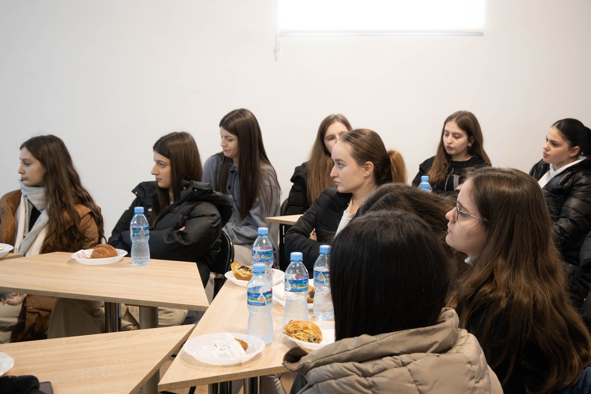 SCiDEV_Center's tweet photo. In our final #STEMtalk in #Kukës we reflected on how gender stereotypes influence women’s educational pathways and careers and the importance of career counseling in empowering youth to pursue paths aligned with their passion, skills, and future job prospects. https://t.co/dfRXvM36DZ
