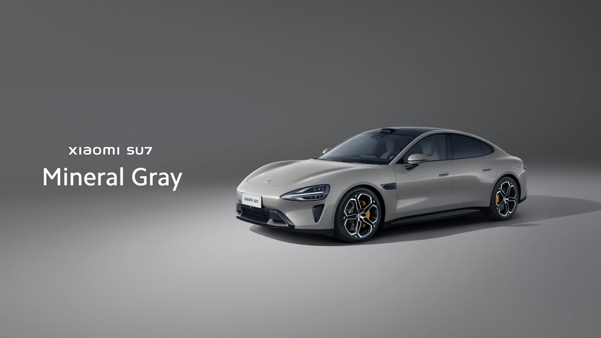 SawyerMerritt's tweet photo. Here are some more specs of Chinese smartphone maker Xiaomi's first EV called the SU7:

• Model S competitor, 196" long
• Up to 745 mile CLTC range
• Up to 150 kW cell to body pack (CATL), 800v
• 136 miles of charge in 5 mins
• 0-62mph in as little as 2.78s
• Drag coefficient: 0.195Cd, the lowest of any production car in the world
• Single rear casting (uses 9,100 ton casting machine)
• Air suspension
• 5.7m turning radius
• Xiaomi Pilot (uses lidar, radar, ultrasonic and cameras)
• Nappa leather seats
• 18.2 cu ft trunk space, 3.7 cu ft frunk space
• All glass roof
• Ambient interior lighting
• 3 years in the making
• Lower trims with less range and smaller batteries come out next year. The 150kW version with 745 miles of CLTC range will come out in 2025.
• No pricing has been given yet