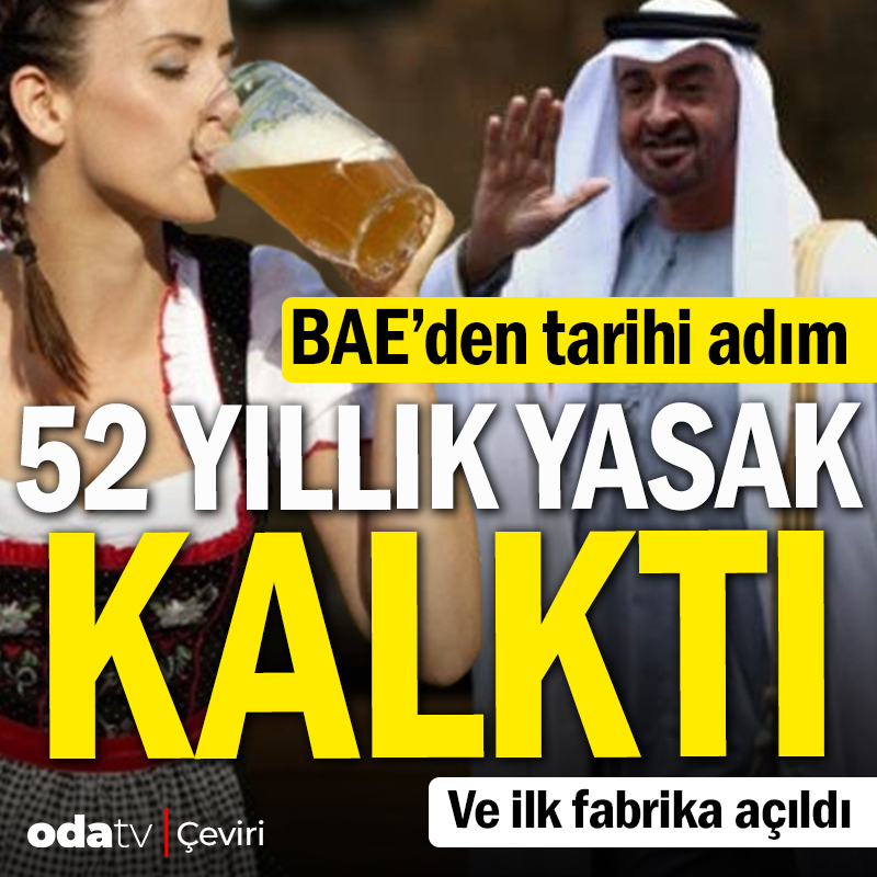odatv's tweet photo. Birleşik Arap Emirlikleri ilk bira fabrikasını Abu Dabi'de açtı