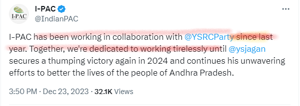 eclector1419857's tweet photo. This time for @YSRCParty !
#jamat #political #consulting #pollprediction https://t.co/d1KGmgw5UG