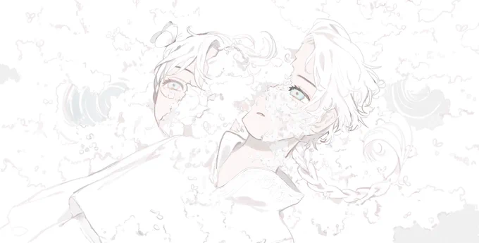 #2023年自分が選ぶ今年の4枚 イラスト本用に描いたやつがお気に入り