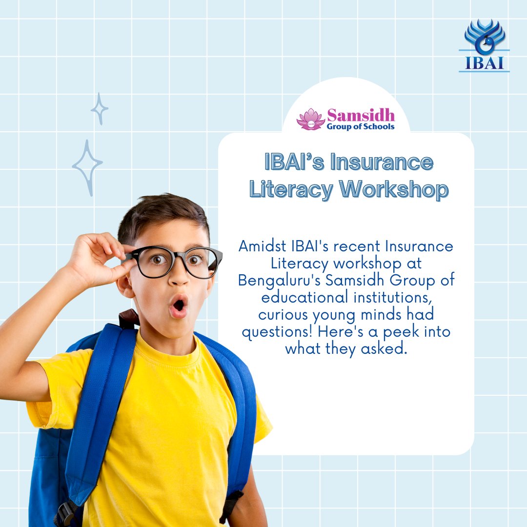 ibai_in's tweet photo. 🧠💡 Young minds sparked with questions at IBAI's Insurance Literacy workshop in Bengaluru's Samsidh Group! Take a glimpse into their curiosity.
#InsuranceLiteracy #YoungMinds #CuriosityIgnited #ibai #InsuranceLiteracy #insurancebroker #financialliteracy https://t.co/gcSEyIwcqI