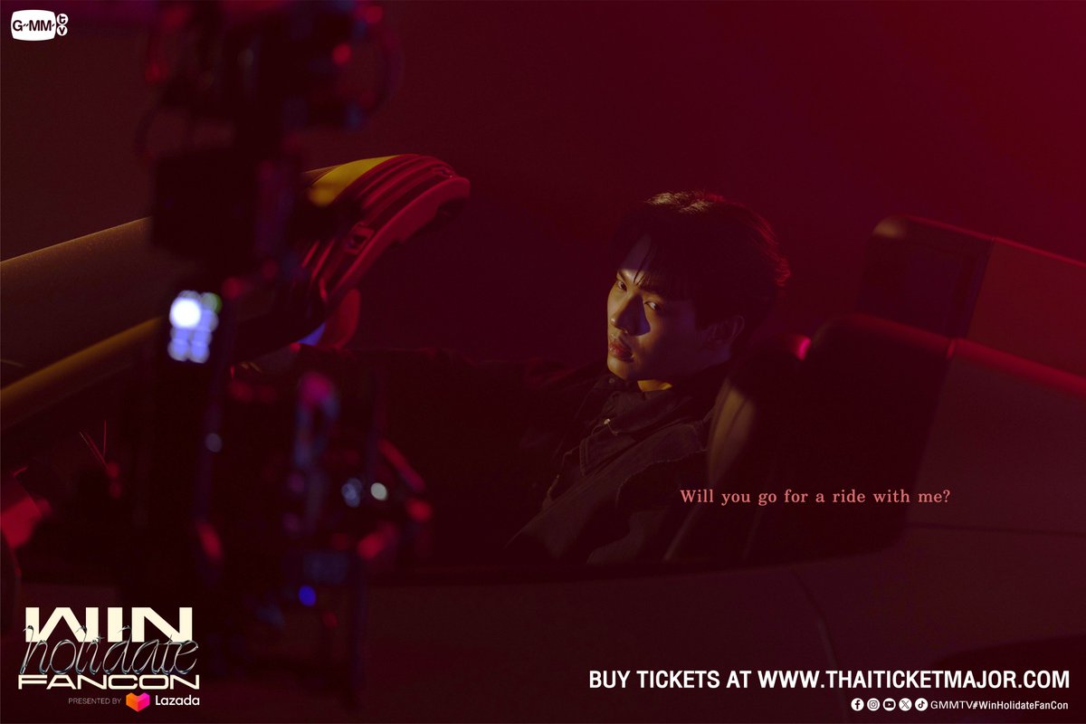 GMMTV's tweet photo. [Behind The Scenes Photos #1]

‘WIN HOLIDATE FANCON Presented by Lazada’
Saturday, 17 February 2024 | EH 100 - 101 BITEC Bangna

👉🏼 BUY TICKETS https://t.co/b7i25DEmIa

#WinHolidateFancon #GMMTV 
@winmetawin https://t.co/oAdkY0p9Yq