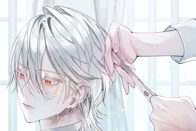 「white hair window」 illustration images(Latest)｜5pages
